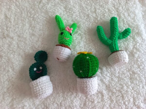 Cactus handmade woolen decoration pieces for toilet, kitchen and room - Image 4