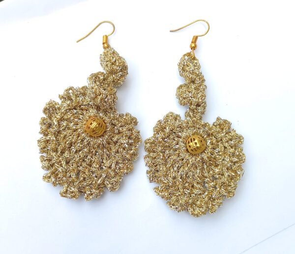 traditional antique Jhumka dangling long drop handmade earrings