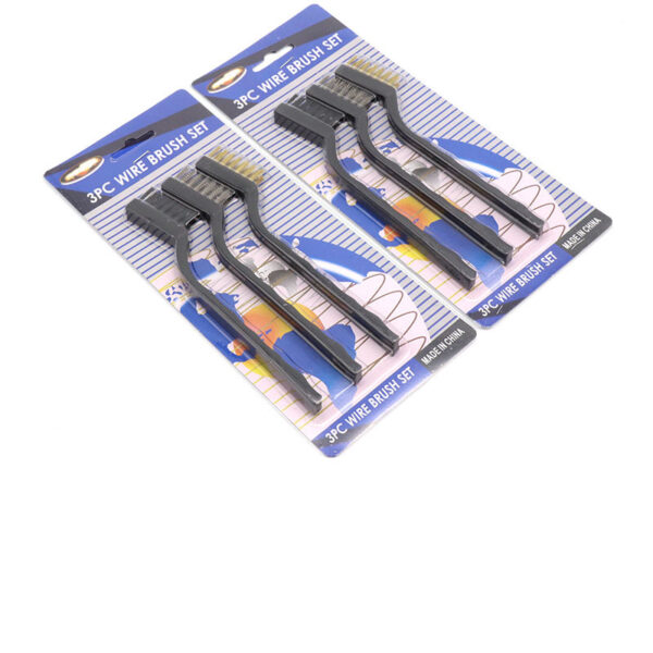 Wire brush set, Kitchen cleaning tools, Cupboard, Stove, Tiles cleaning - Image 10