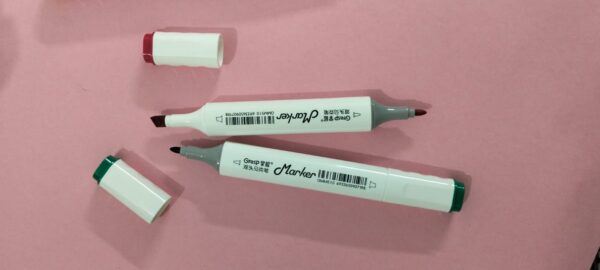 60% off Limited time offer! Hot Sale Non-toxic Art Markers Double Sided Real Brush Lettering Paint Watercolor Marker with fine Pen DIY craft tip painting kids adults - Image 3