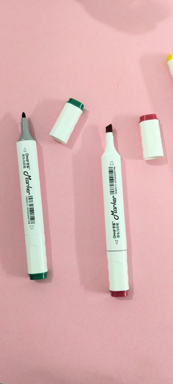 60% off Limited time offer! Hot Sale Non-toxic Art Markers Double Sided Real Brush Lettering Paint Watercolor Marker with fine Pen DIY craft tip painting kids adults - Image 6