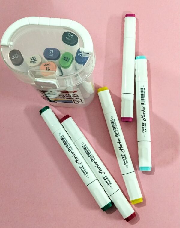 60% off Limited time offer! Hot Sale Non-toxic Art Markers Double Sided Real Brush Lettering Paint Watercolor Marker with fine Pen DIY craft tip painting kids adults - Image 8