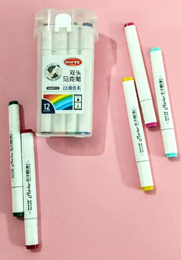 60% off Limited time offer! Hot Sale Non-toxic Art Markers Double Sided Real Brush Lettering Paint Watercolor Marker with fine Pen DIY craft tip painting kids adults - Image 10