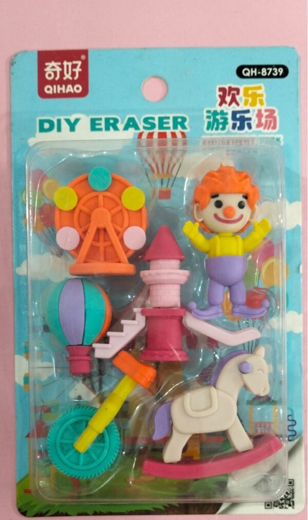 erasers box cartoon character gift set for children box fireman spider man fashion miniature doll kitchen set space astronaut - Image 10