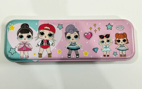 Geometry pencil case Lol doll beautiful printed metal made light weight strong body - Image 4