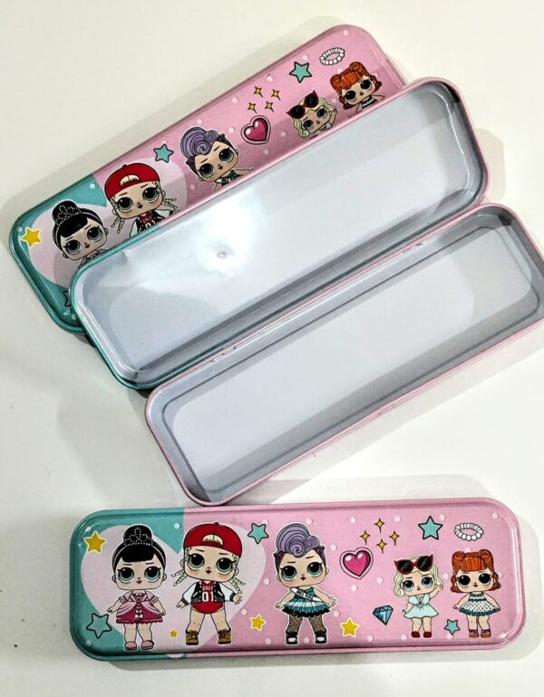 Geometry pencil case Lol doll beautiful printed metal made light weight strong body
